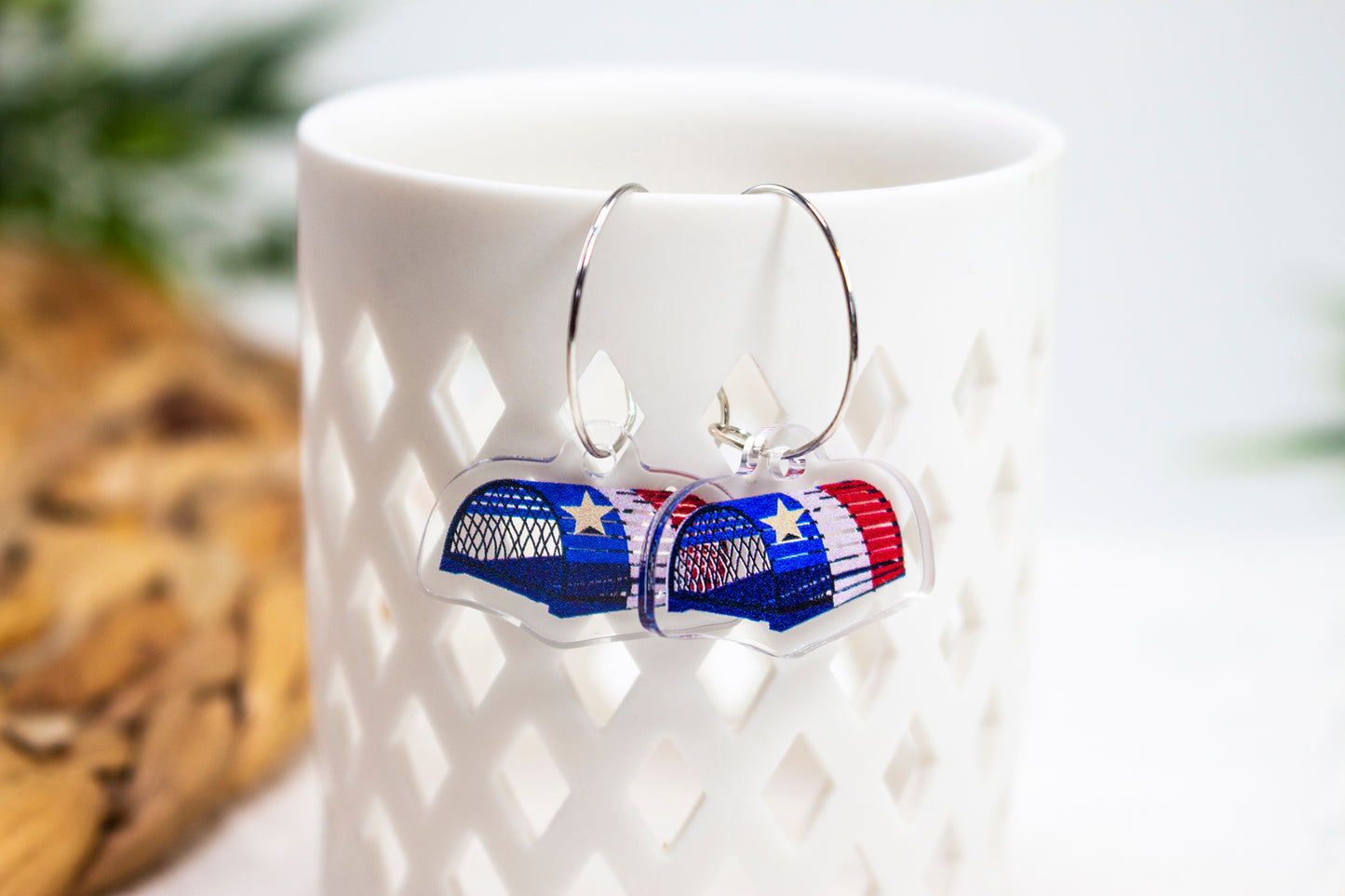 Acadian Lobster Trap Earrings