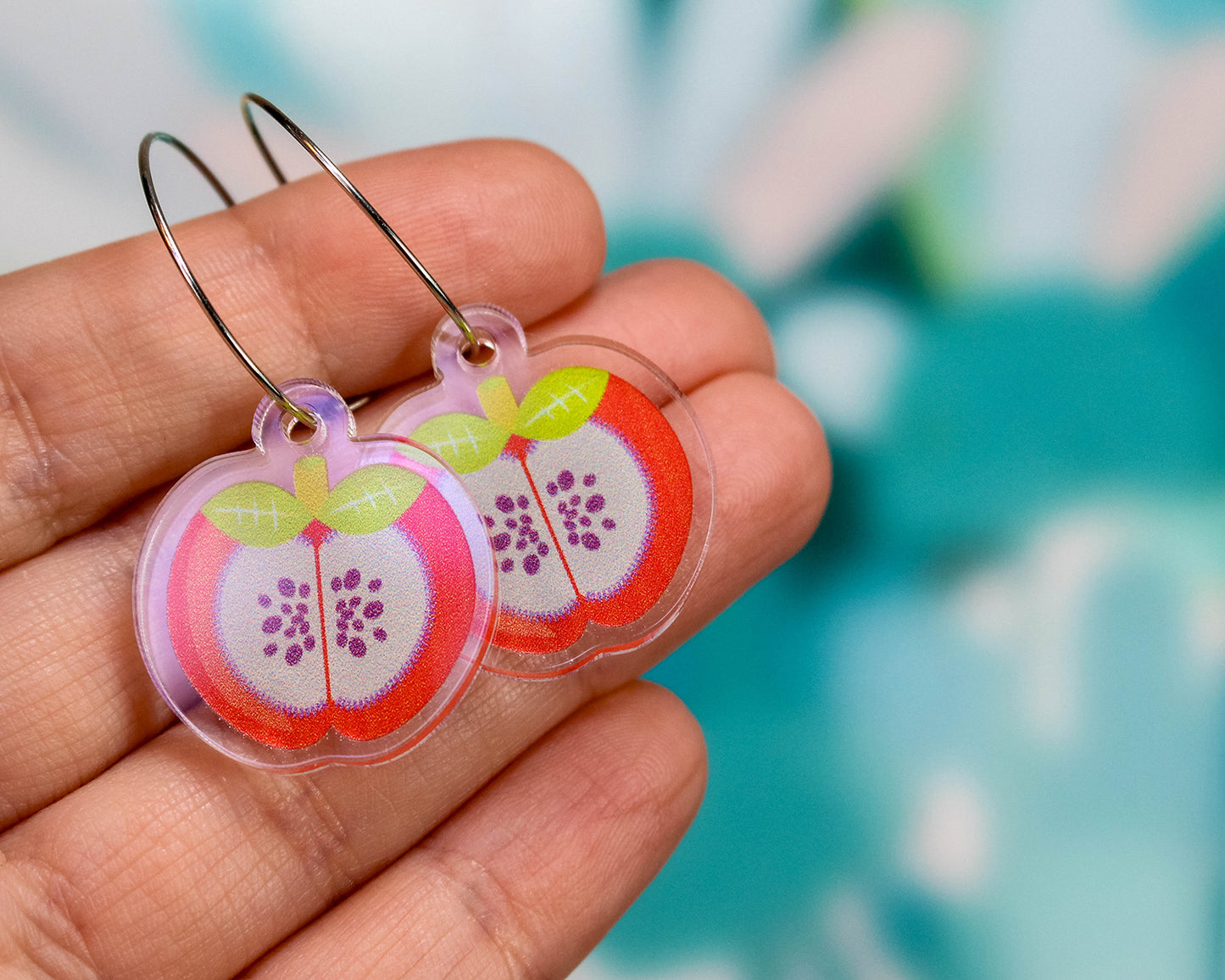 Apple Earrings - Cute Teacher's Gift