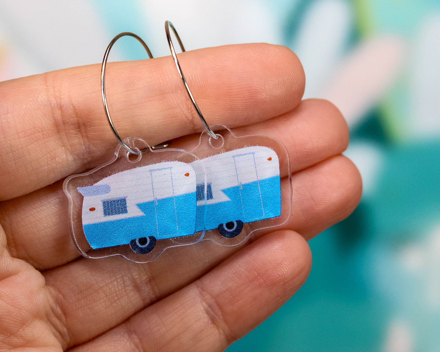 Blue Campers Earrings