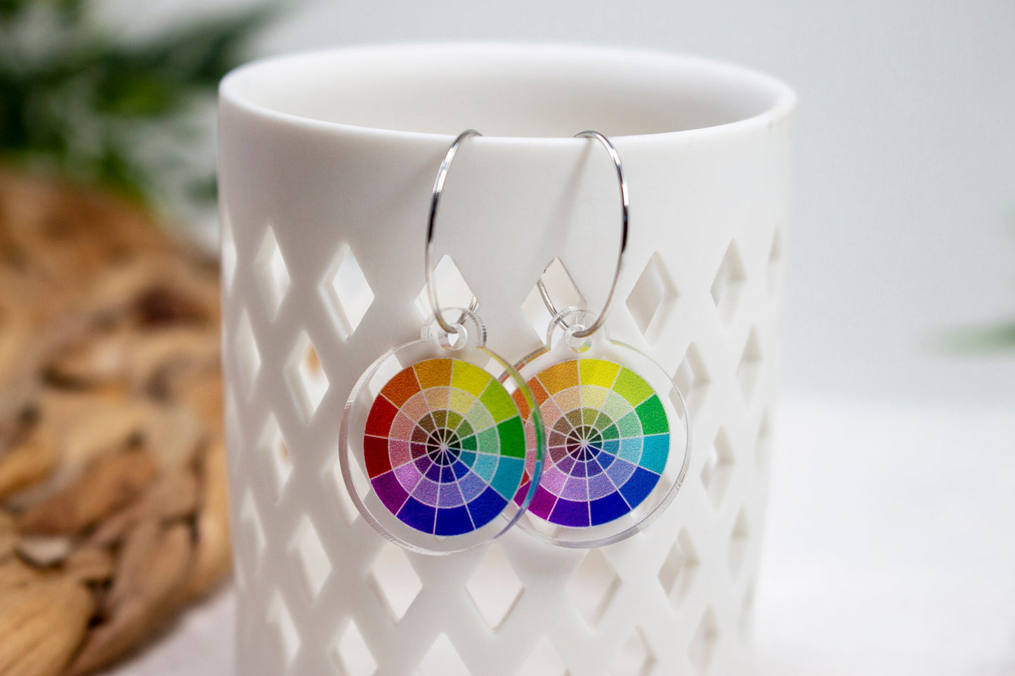 Color Wheel Artist Earrings