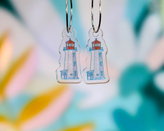 Peggy's Cove Lighthouse Earrings