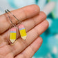 #2 Yellow Pencil Earrings - Teacher Gift