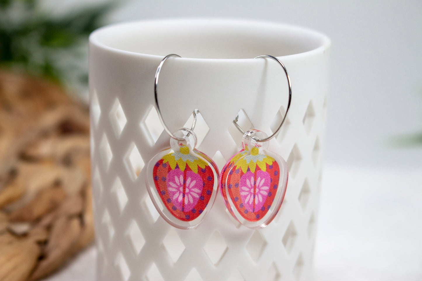 Strawberry Fruit Earrings