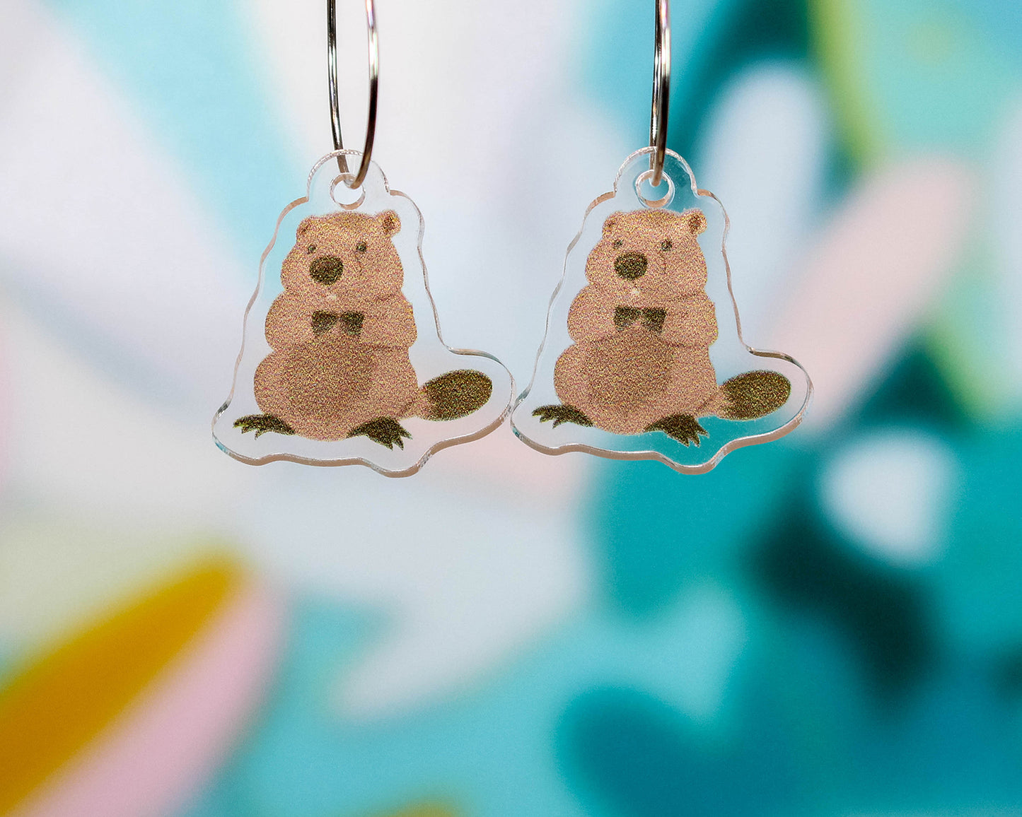 Beaver Earrings