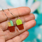 Cactus Pots Mismatched Earrings