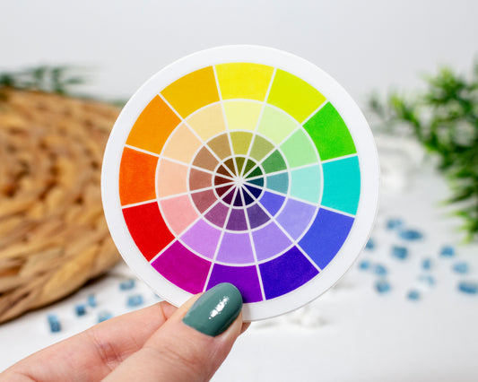 Color Wheel Artist Sticker 3x3 inch