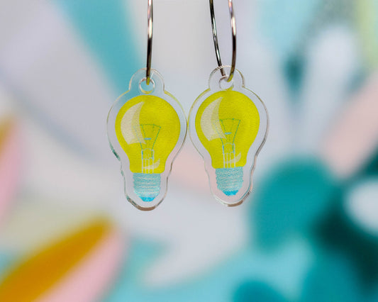 Lightbulb Great Idea Earrings