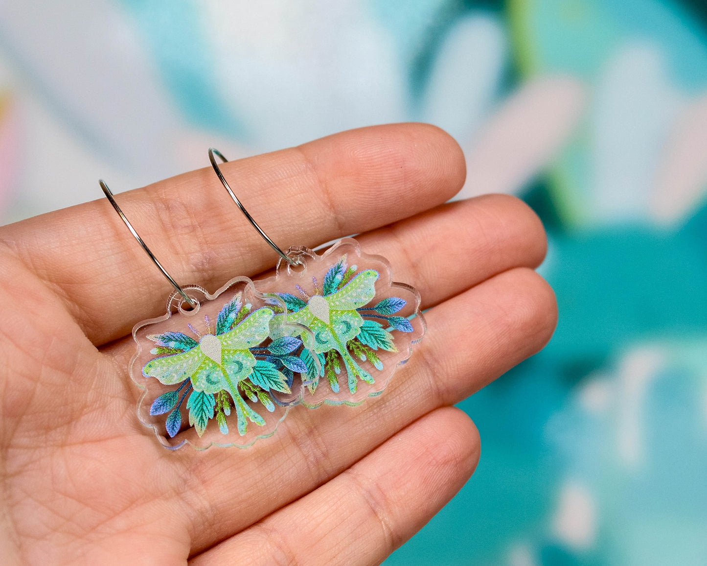 Luna Moth Earrings