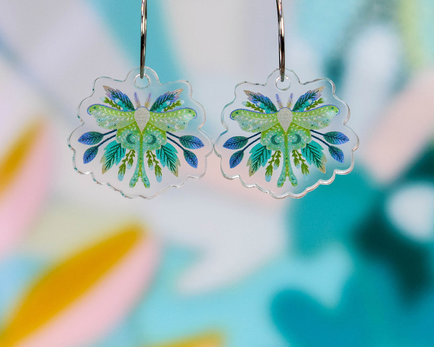 Luna Moth Earrings