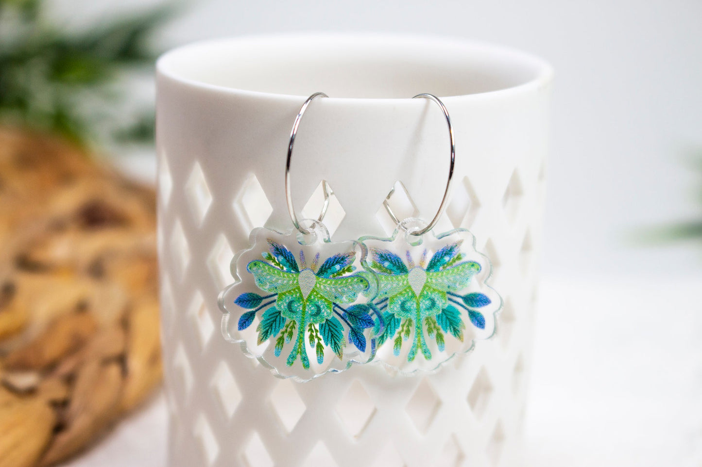 Luna Moth Earrings