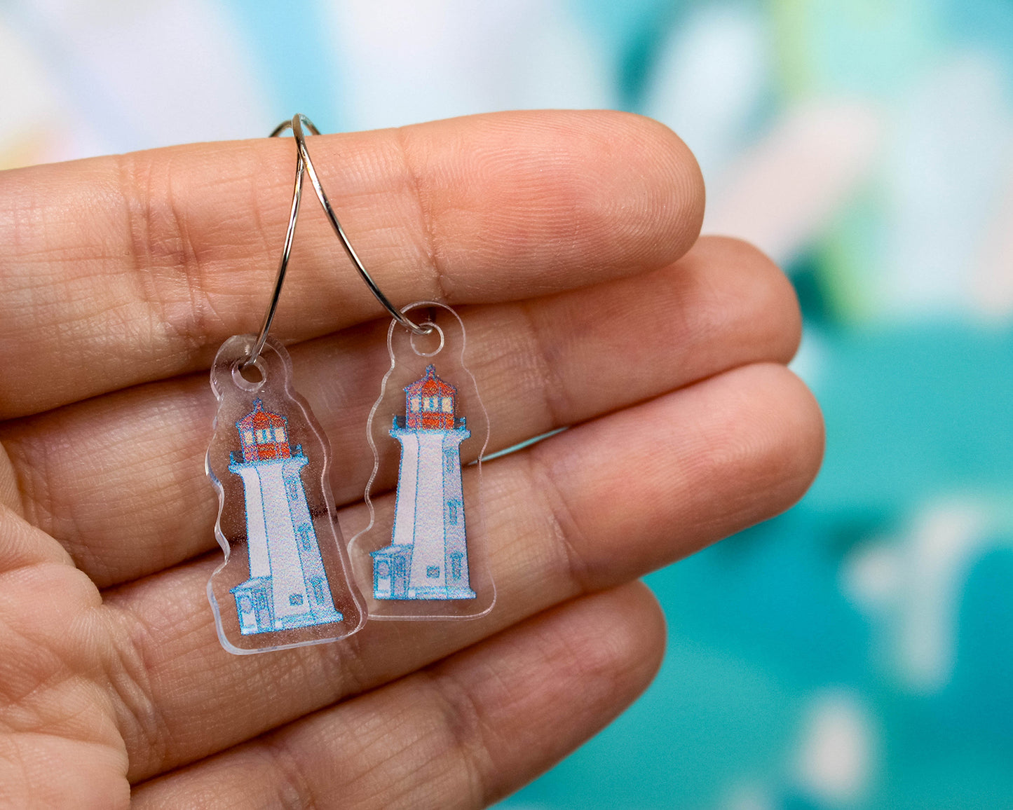 Peggy's Cove Lighthouse Earrings