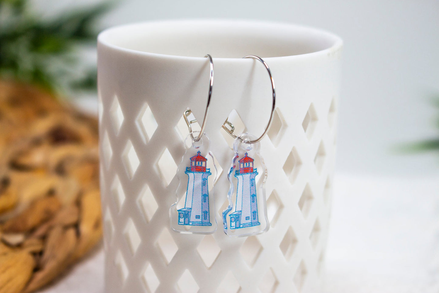 Peggy's Cove Lighthouse Earrings