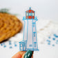 Clear Peggy's Cove Lighthouse Sticker 1.47" x 3"