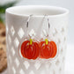 Fall Pumpkin Autumn Earrings